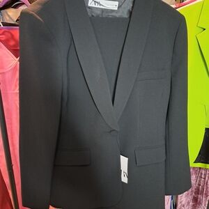 NWT Black Blazer and Pants Suit Set by Zara